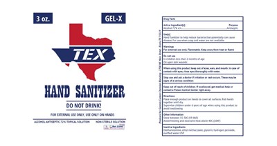 3 Oz Label (1   3 Oz Gel X)